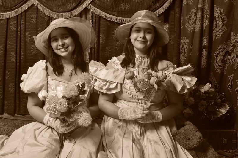 Traje Dama Antigua romántico 1900